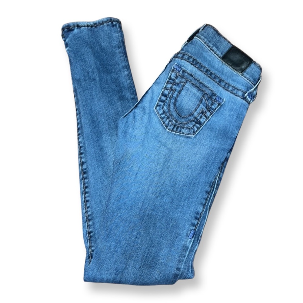 True Religion Women's Skinny Jeans - Medium Blue Wash